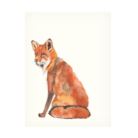 Jennifer Goldberger 'Sly Fox II' Canvas Art, 14x19